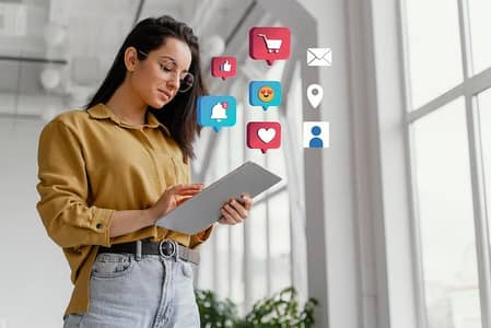 Female Social Media Handler