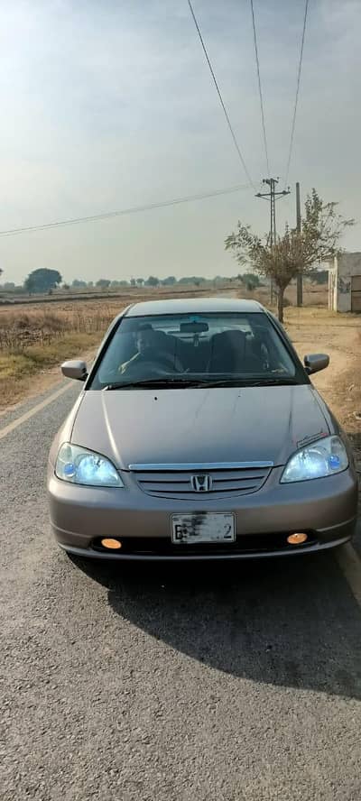 Honda Civic EXi 2002 Modal Punjab Number Biomatric on spot