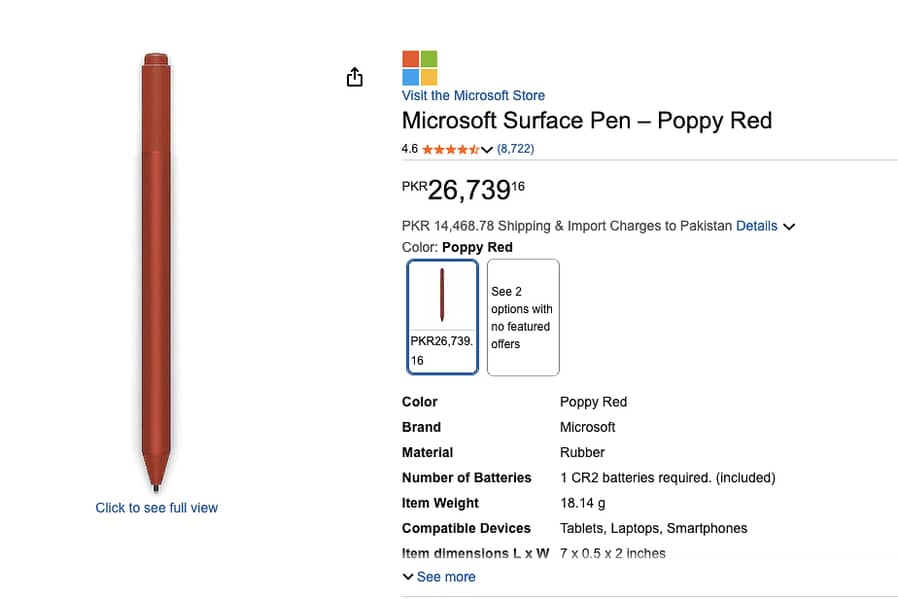 Microsoft Surface Pen (+ tips) 3