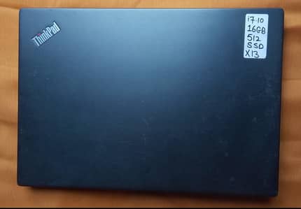 Lenovo ThinkPad X13 Gen 1 - Core i7 10th Gen / 16GB RAM DDR4/256GB SSD