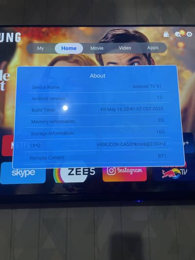 43 inches android led google tv new condition