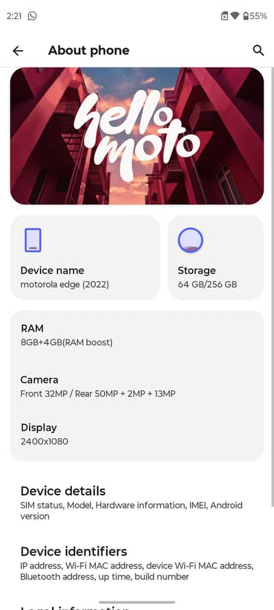 Motorola Edge 2022