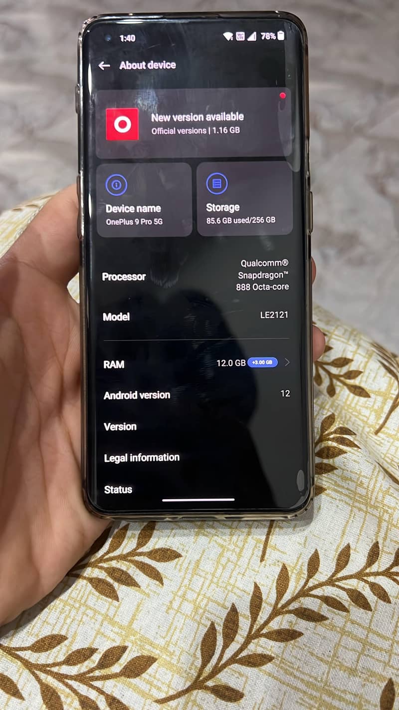 One Plus 9 pro 13