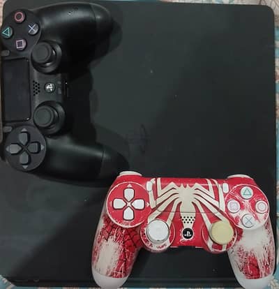 PS4 + 2 Original Controllers for Urgent Sale