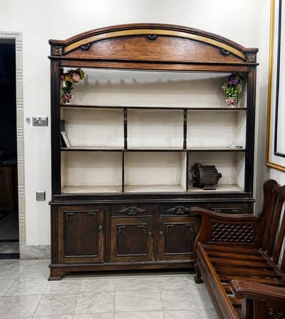 showcase and dressing table