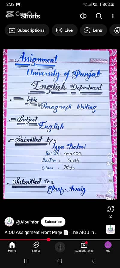 l am a assigment writter
