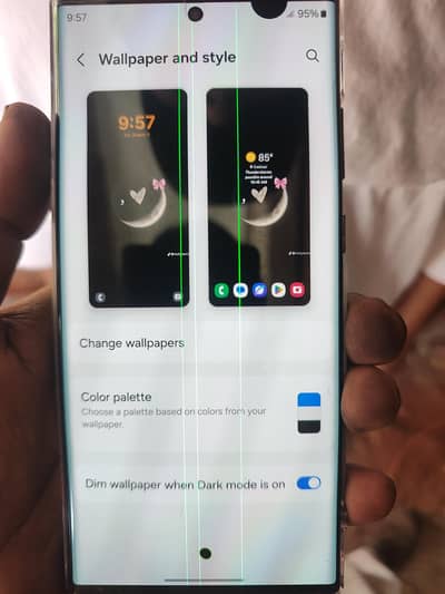 Samsung Mobile S22 Ultra      screen 3 line . 12/512