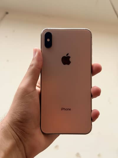 Apple iPhone XS Max dual PTA golden 64gb