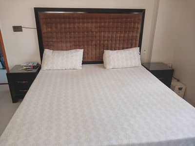 wooden king sizebedset