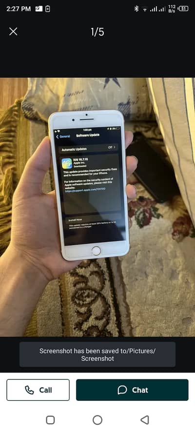 Iphone 8 plus for sale battery and panel change