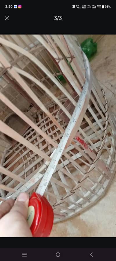 wooden cage