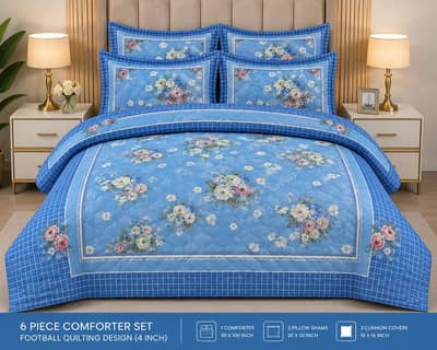 6 pcs comforter set