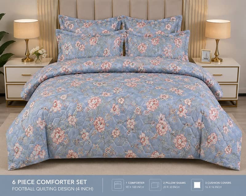 6 pcs comforter set 1