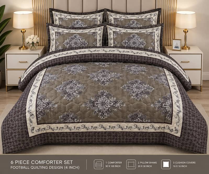 6 pcs comforter set 2