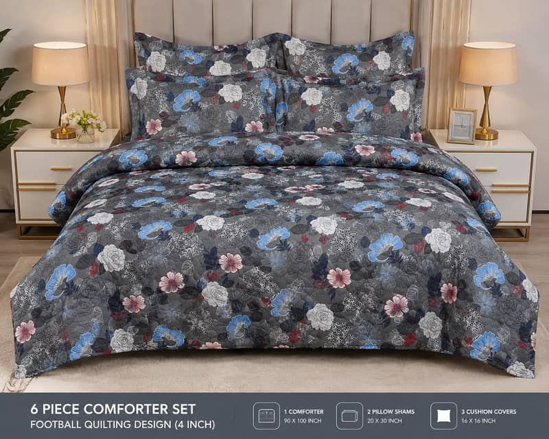 6 pcs comforter set 3