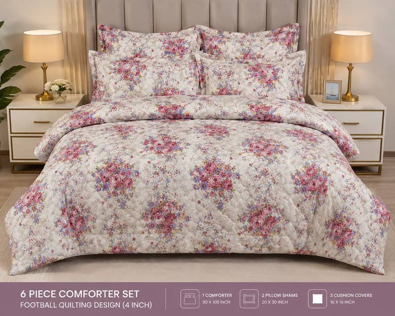 6 pcs comforter set 4