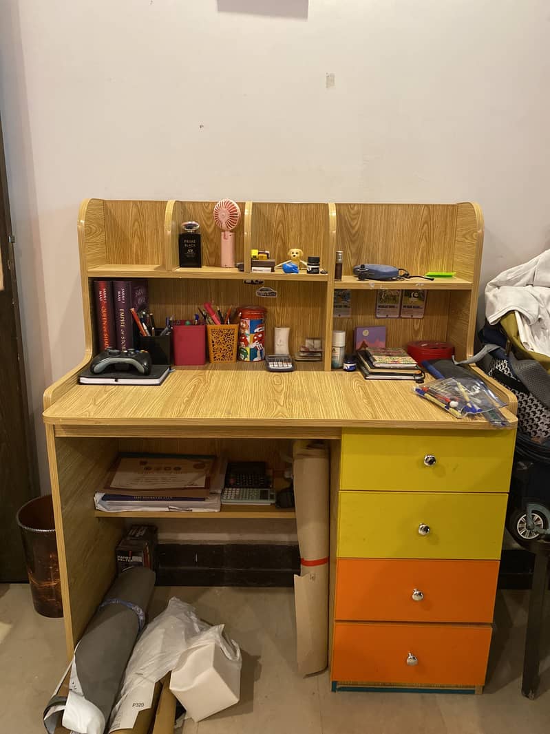 Kids Bunk bed with Study Table 4