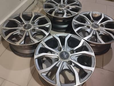 13 Inch 114 PCD Imported Light Weighted Alloy Rims