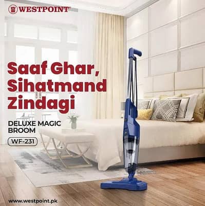 New *West Point Handheld Deluxe Magic Broom Cleaner - 1000W