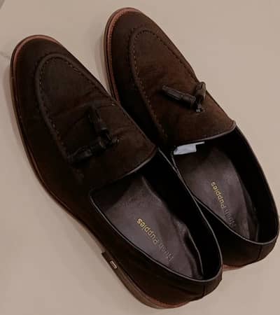 Original Hush Puppies Suede Leather Tassel Loafers
