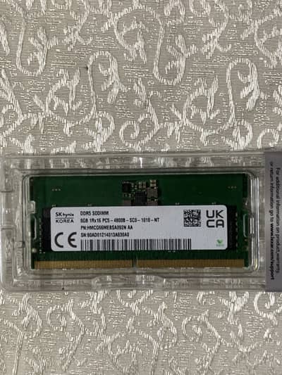 Skhynix DDR5 8GB 4800 mhz laptop ram