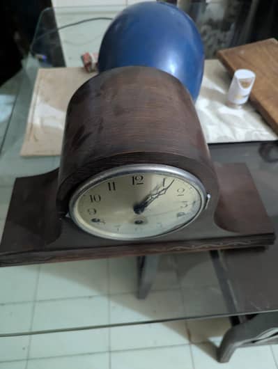 old antique key table  clock