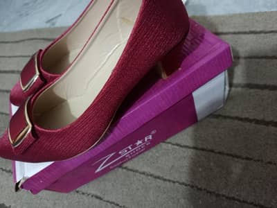 Maroon shoes