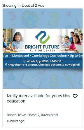 Home tutor available for pre nursery(Montessori) to Grade 8