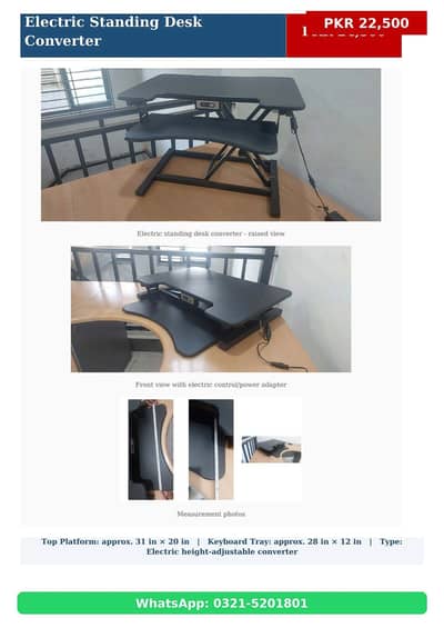 Imported Office Furniture for Sale
