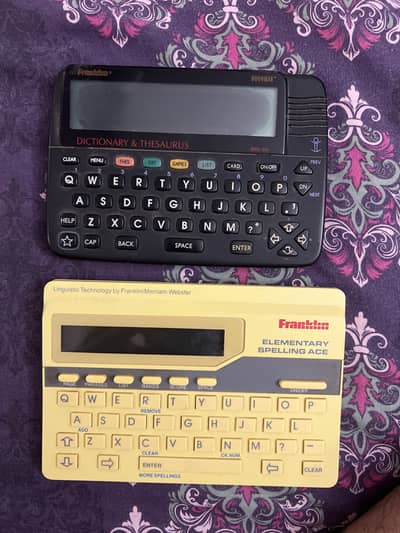 Franklin Spelling Ace + Bookman MWS-840 (Pair together)