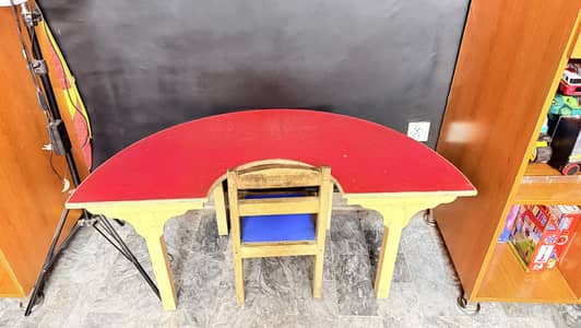 Wooden Kids study table and chair