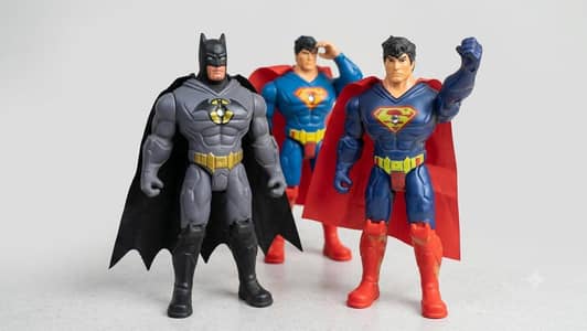 Batman and Superman Simple Action Figure