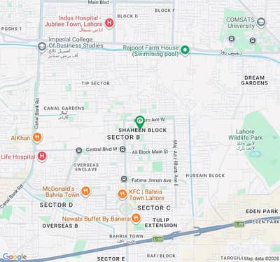 1 Kanal Plot for Sale in Shaheen Block, Bahria Town Lahore Main Boulevard