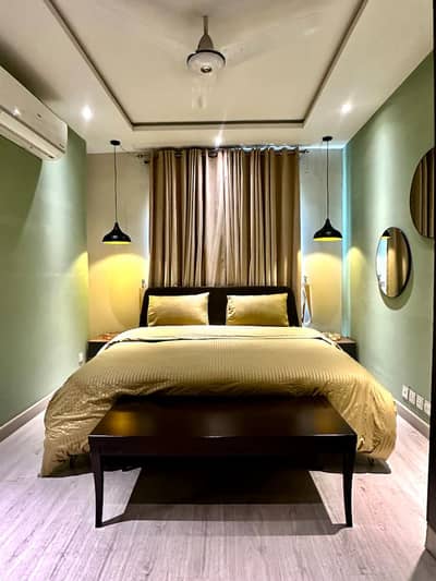 1 Bedroom Luxury Furnished Apartment is Available for Rent in Bahria Town Lahore