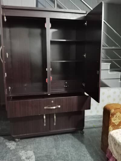 crown wardrobe wooden wardrobe used