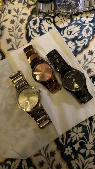 3 watches for sale stone wali 3no color