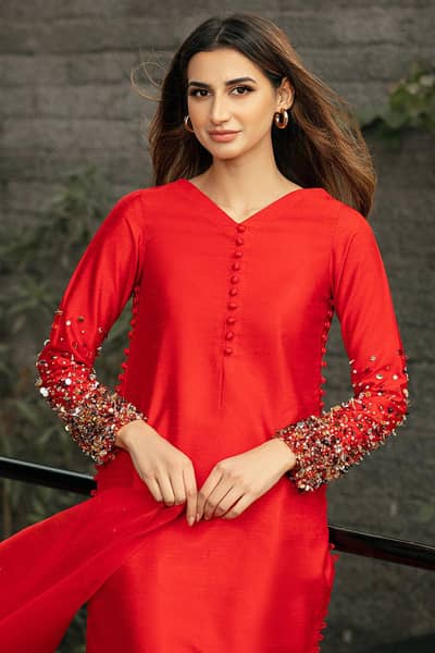 vanya red dress