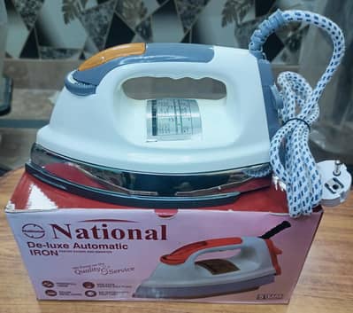 National 1000W Automatic Electric Iron – Powerful & Durable