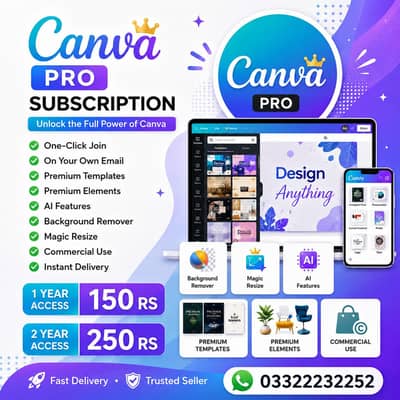 CANVA PRO ON YOUR OWN EMAIL