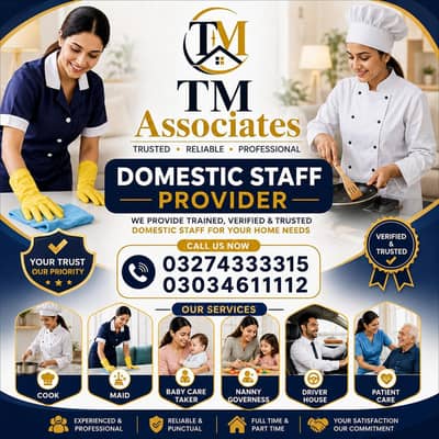 VERIFiED Maids / Sheff Cook /  baby care / Nanny /  Drivers /AVAILABLE