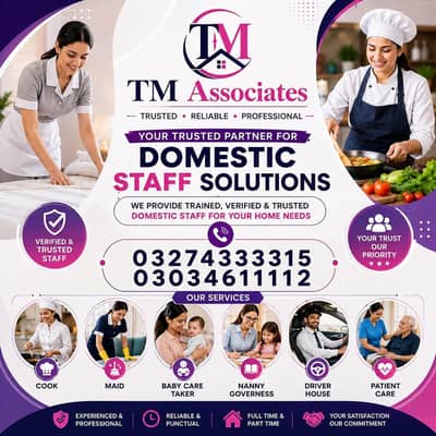 VERIFIED Maids /maids/Sheff Cook/baby care / Nanny / Drivers AVAILABLE