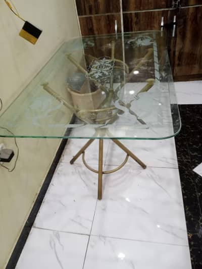 Iron Dining Table Without Chairs