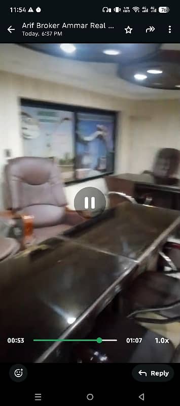 NEAR 26 STREET VIP LAVISH FURNISHED OFFICE FOR RENT MEZNINE FLOOR 24/7 TIME CORNER SPRTAE ENTRANCE