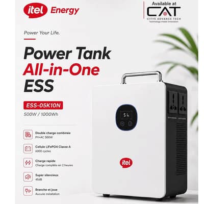 Itel Power Tank 500w Solar Generator 1000wh Lithium Power Station