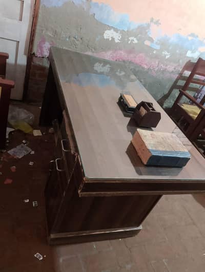 wooden table