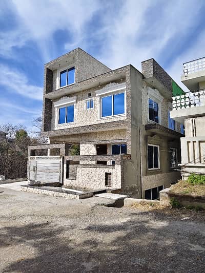 Corner House Extra Land Size 30*60 Brand New Triple Storey House For Sale I-10/2