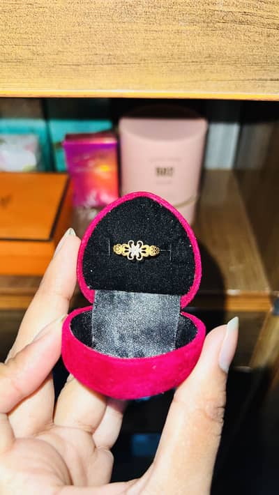 21k ladies gold ring