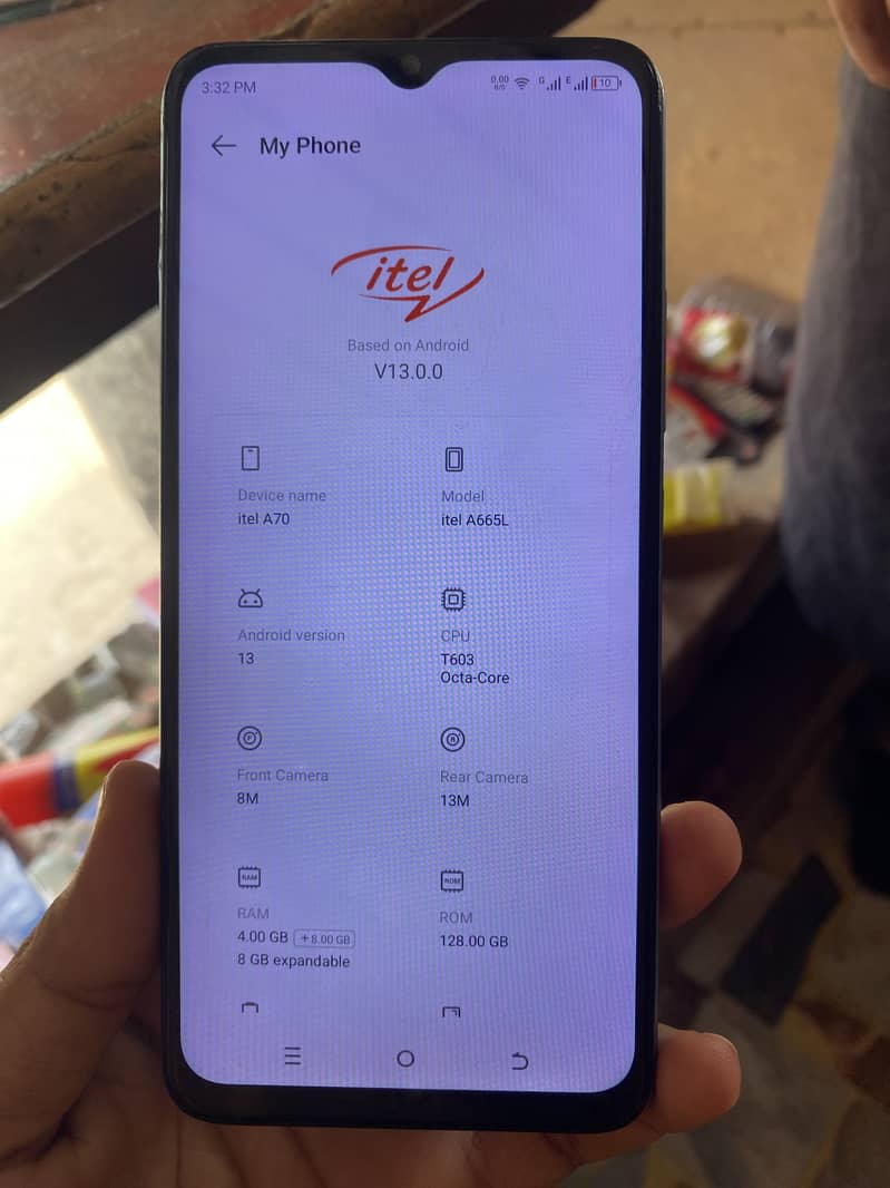 Itel A70 0