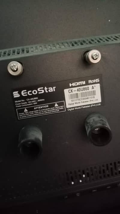ecostar 40 inch . model cx-40u860  ka panel chahye