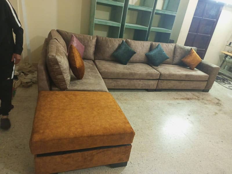 Sofa poshish/sofa repairing/sofa fixing/sofa covering/L shape Sofas 0